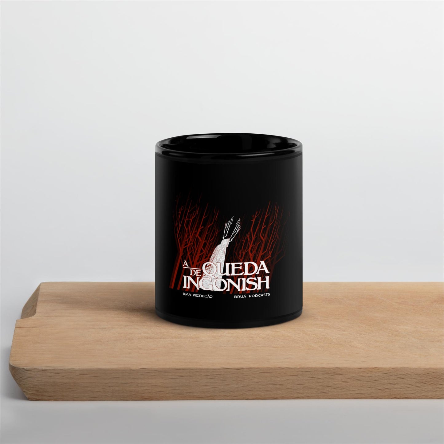 A Queda de Ingonish | Caneca brilhante preta
