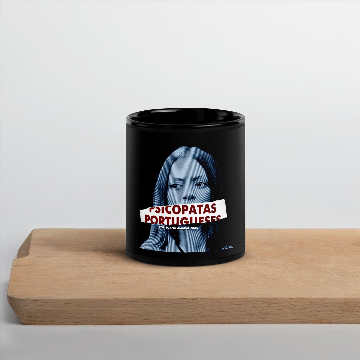 Psicopatas Portugueses | Caneca brilhante preta
