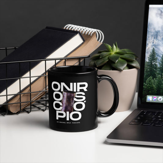 Oniroscópio | Caneca brilhante preta